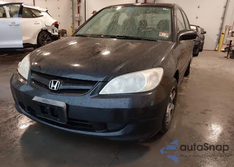 2005 Honda Civic Lx from USA, damaged, VIN 2HGES16535H506032